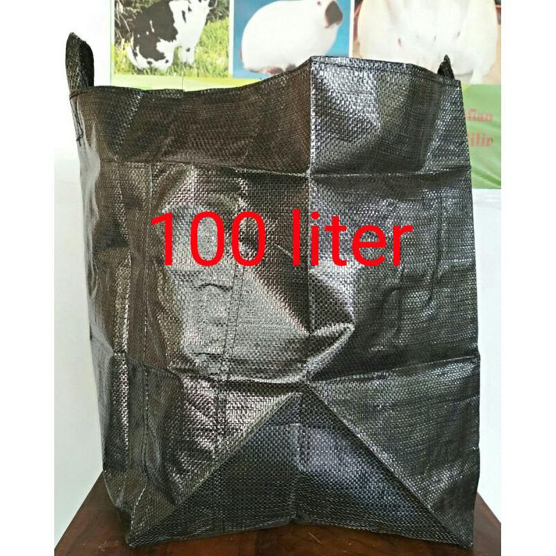 Planterbag hitam 100liter