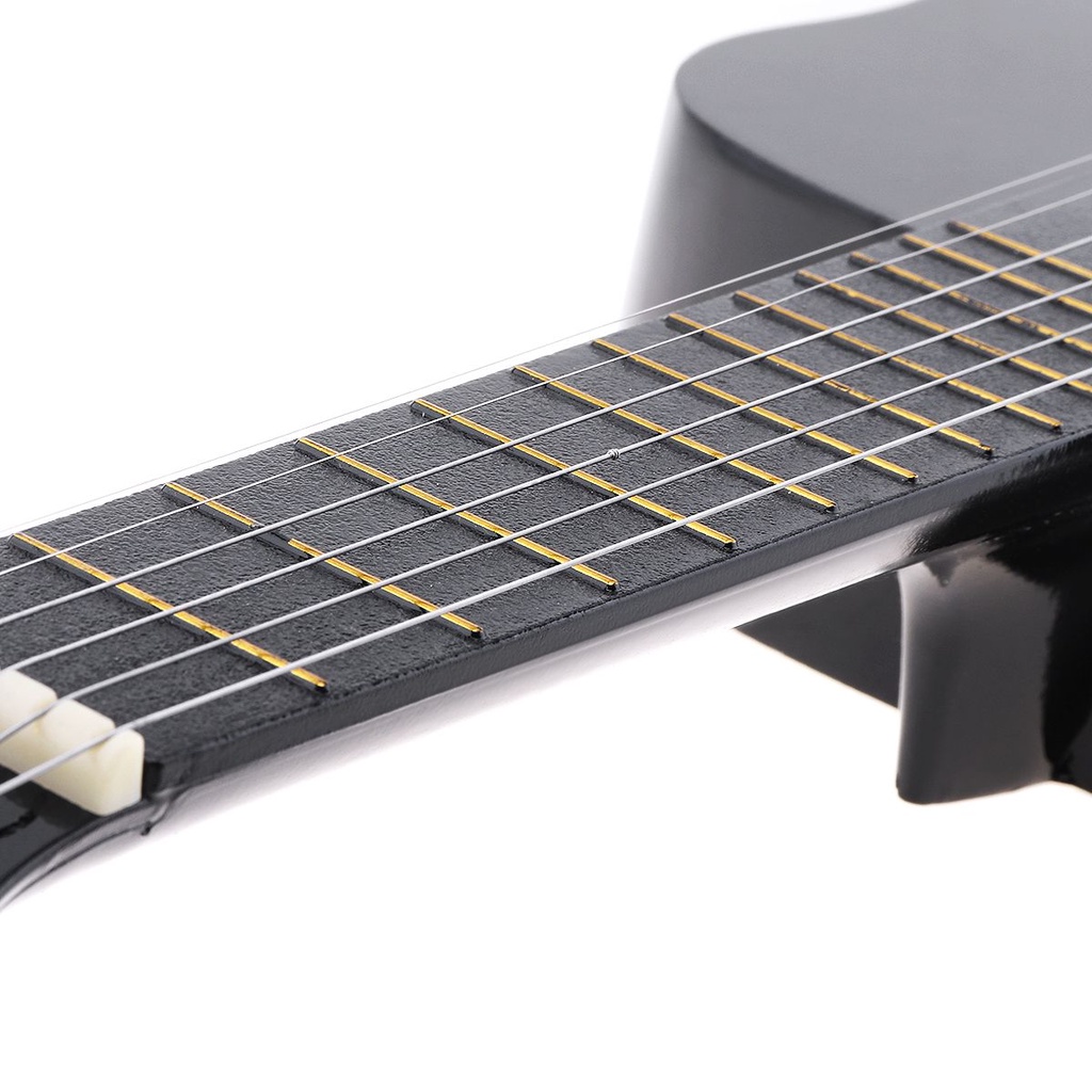 Gitar Akustik Basswood 25 Inci Dengan Senar Pick