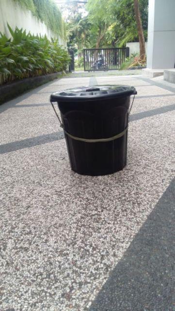 Tong Air Kran Hitam Khusus Sbygojek Grab /padasan /cuci Tangan /gentong Air/ Sehat/  Tong Kran