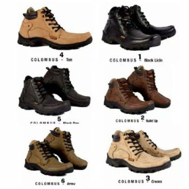 Sepatu boots hummer columbus