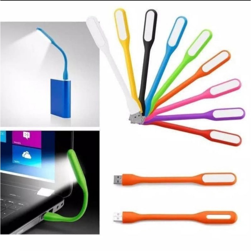 Lampu LED USB Flexible Model Sikat