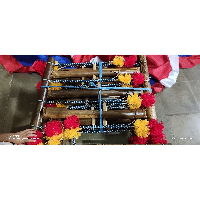 angklung alat musik tradisional / reog / barongan / ganongan / bujang ganong / pecut bopo / pecut