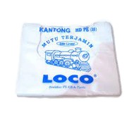 Kantong Plastik Kresek Loco Tebal Putih 500 gram ukuran 17 - 40