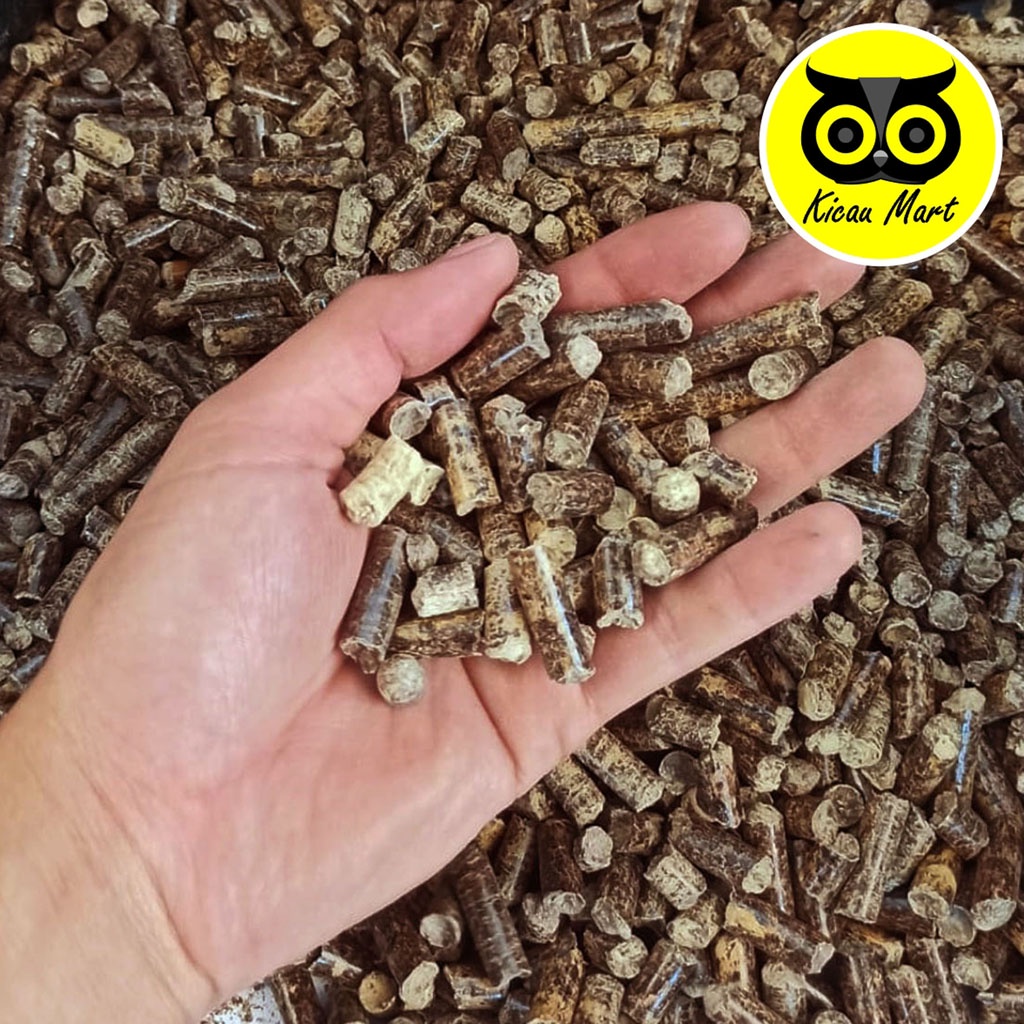 Wood Pellet Pelet 25 Kg Pet Bedding Wood Pine Pellet Pelet Kayu Karungan Alas Tidur Sangkar Kandang Hewan Burung Kucing Kelinci Hamster Sugar Glider