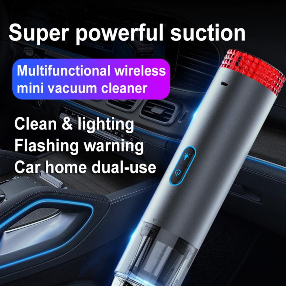 V6 - Portable Cordless Vacuum Cleaner for Car and Home - 60W 3400Pa - Penyedot Debu Portabel