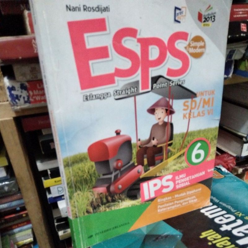 buku esps ips/ilmu pengetahuan sosial kelas 6 sd/VI sd Erlangga revisi