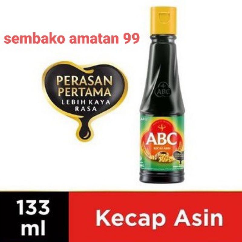 ABC Kecap Asin 133 mL kemasan botol meja