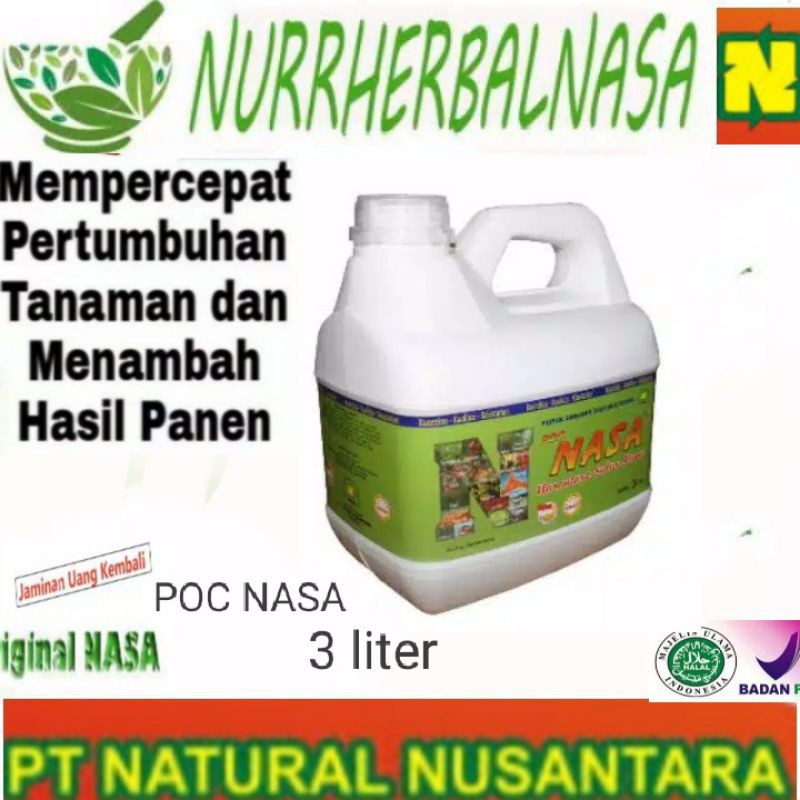 POC NASA 3 liter pupuk cair original nasa