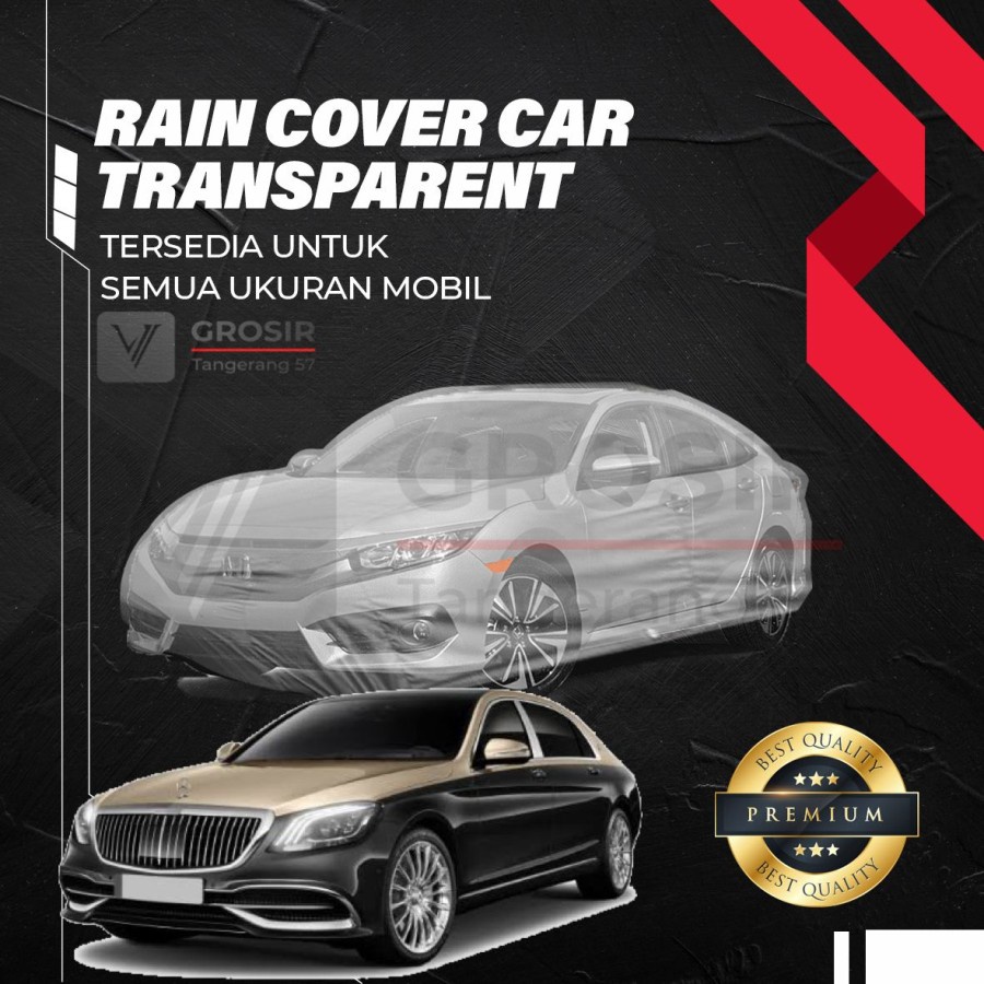 SARUNG TRANSPARAN MERCY MAYBACH S560 / BODY COVER MERCY MAYBACH