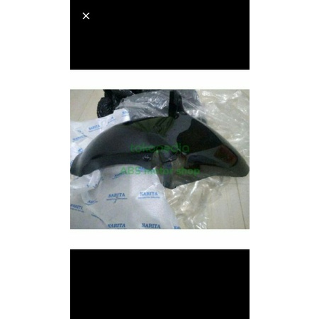 spakbor depan Megapro 2011 monoshock  hitam