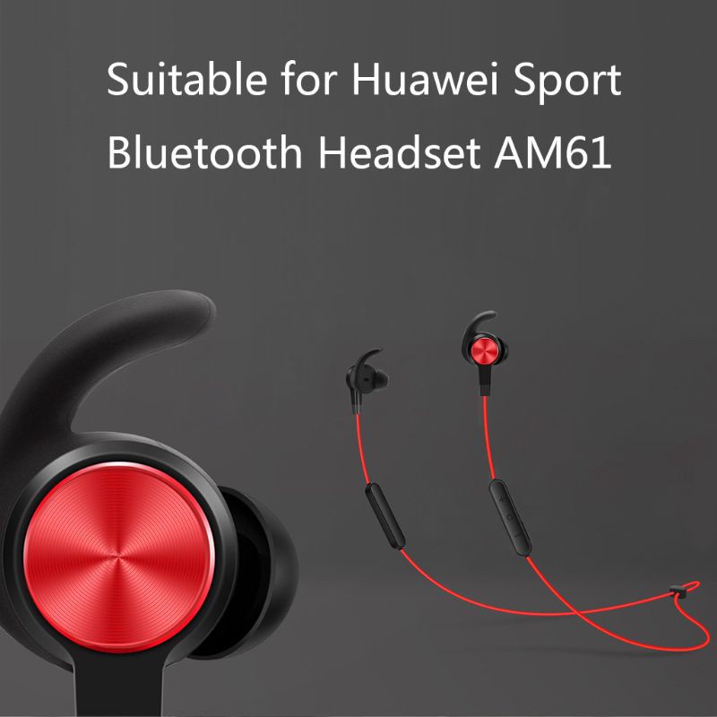 Cre 3 Pasang Soft Case Silikon Earphone In Ear Bluetooth Ukuran S / M / L Untuk Huawei Am61