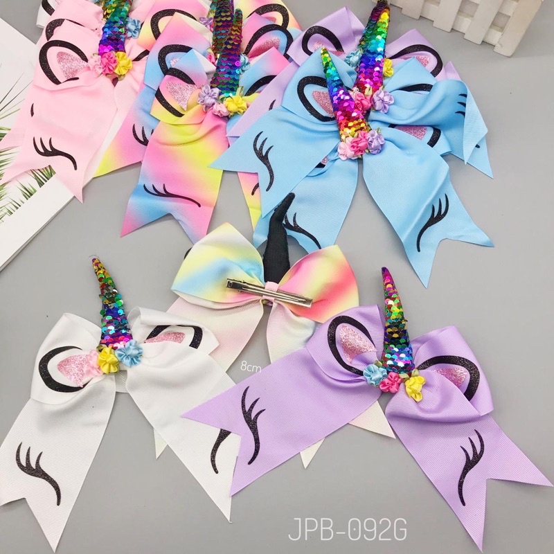 jepit rambut tanduk unicorn pita lol Unta jepit rambut anak unicorn