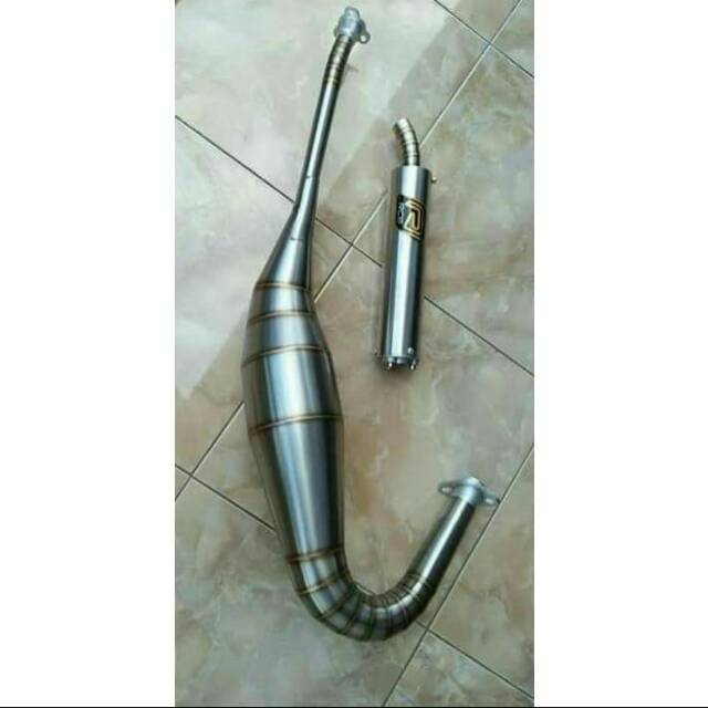 KNALPOT RACING 2 TAK NINJA R NINJA RR RCB PROLINER KAWAHARA PDK CKC DLL