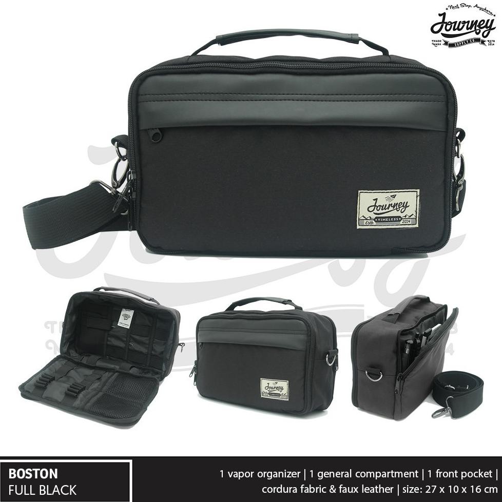 Hot Tas Selempang Pouch Wadah Tempat Vape Case Vapor Bag Journey Boston
