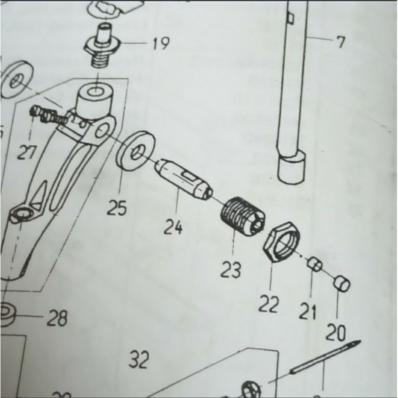 242071 Needle Bar Lever Stud NP 7A / NP-7A