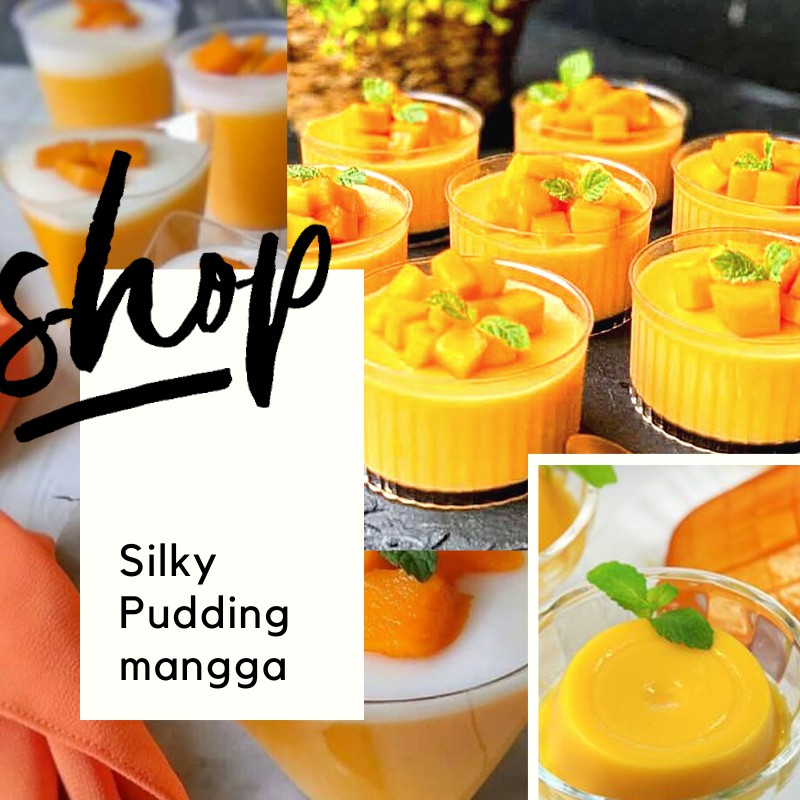 

SILKY PUDDING MANGGA 500 gr - BUBUK Silky Puding 500 gr- Puding Sutra 500 gr -Puding lembut
