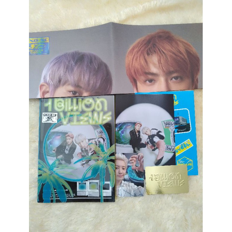(BOOKED) [FULLSET UNSEALED] EXO SC 1 BILLION VIEWS PARADISE VER 1B ALBUM PHOTOCARD PC CHANYEOL SEHUN