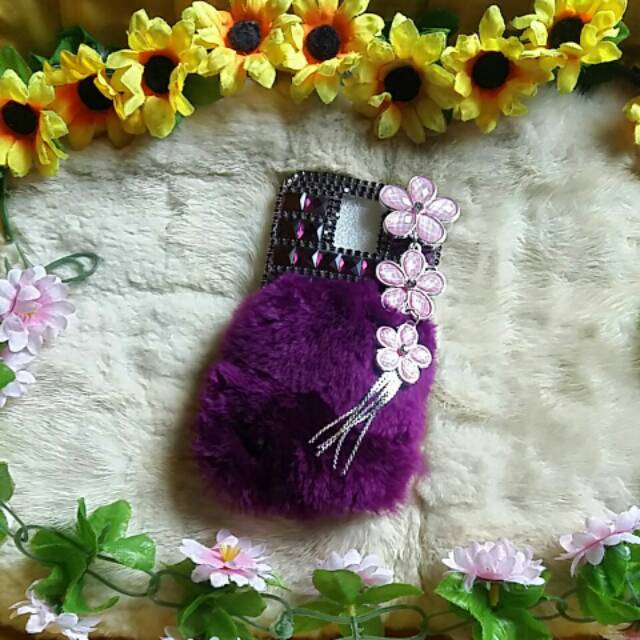 Case blink bulu2 cantik