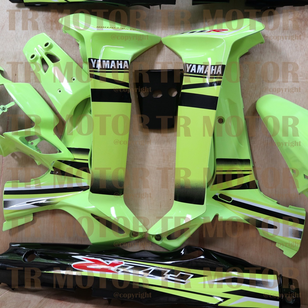 Cover Body Fizr F1zr Special Edition Hijau Stabilo Full Set Halus Cover Bodi Yamaha Fiz r
