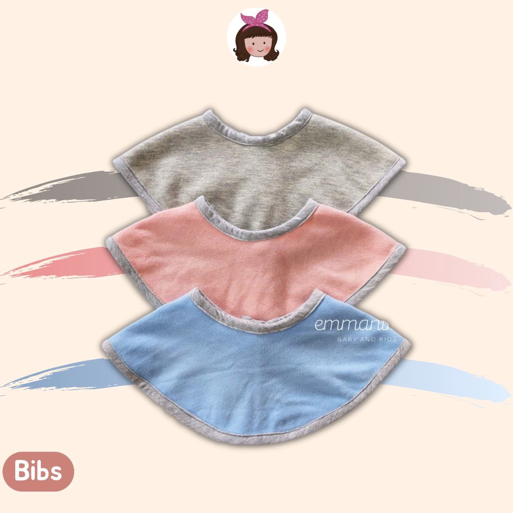 ROUND BIBS - EMMANINKA CELEMEK MAKAN BAYI