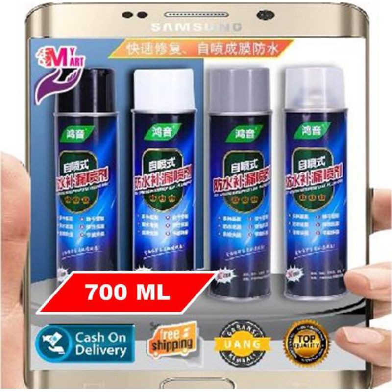 spray 700ml anti bocor waterproof ajaib tahan lama leak stop