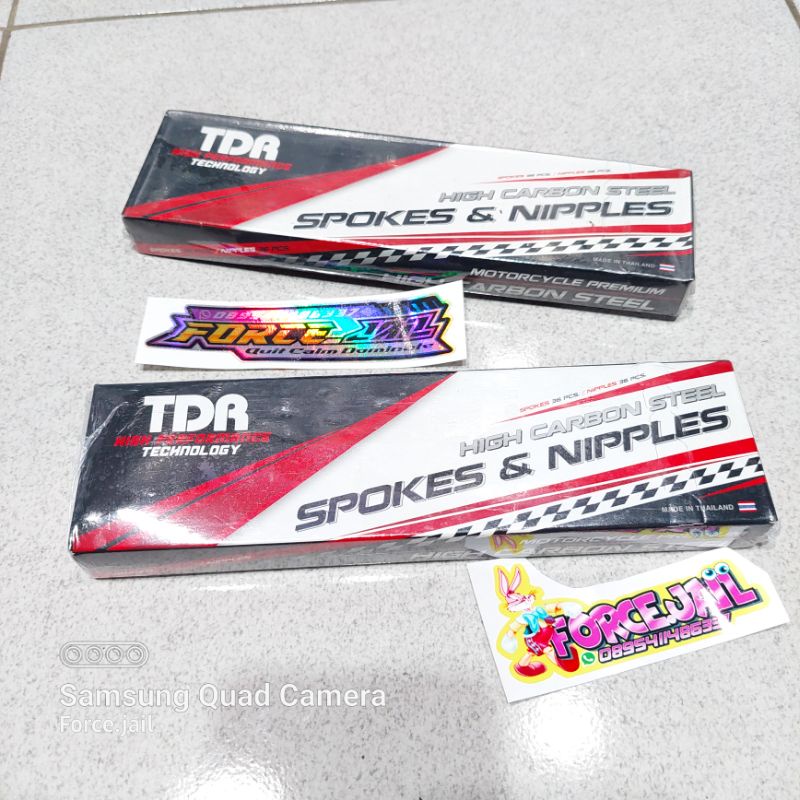 jari jari TDR RUJI TDR RING 17 set depan belakang untuk GL MEGAPRO TIGER ( DEPAN DAN BLAKANG )
