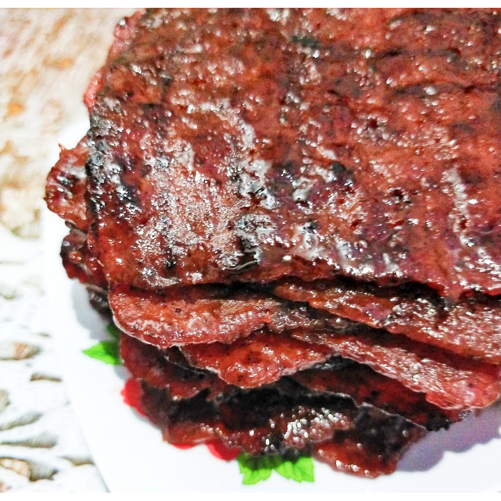 250 500 Gram Dendeng Babi Pork Jerky Bak Kwa Dendeng Babi Panggang Ala Singap0re Kualitas Premium Shopee Indonesia