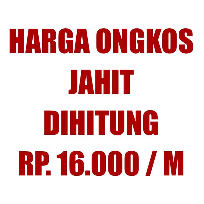 Cara Menentukan Tarif Jahitan : Contoh Soal Laporan Harga ...