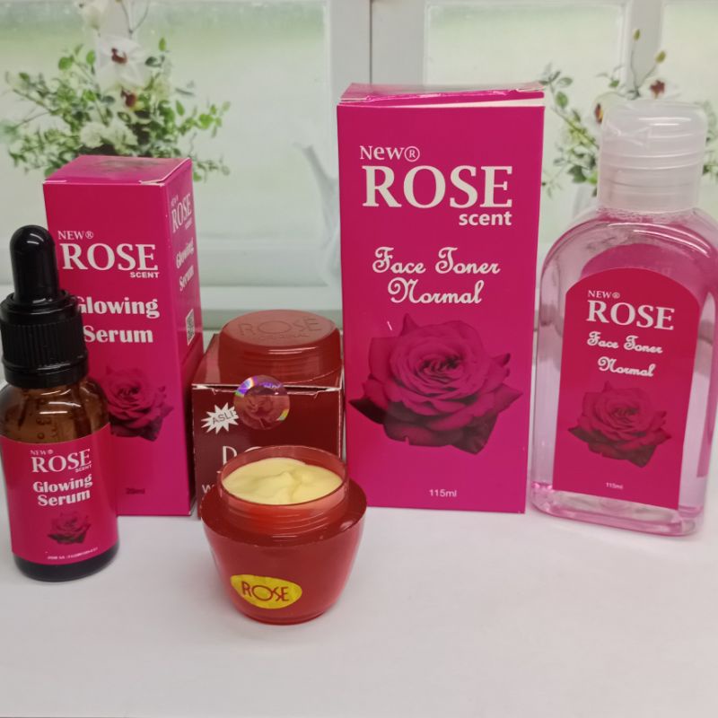 Cream Rose Original Tutup Timbul