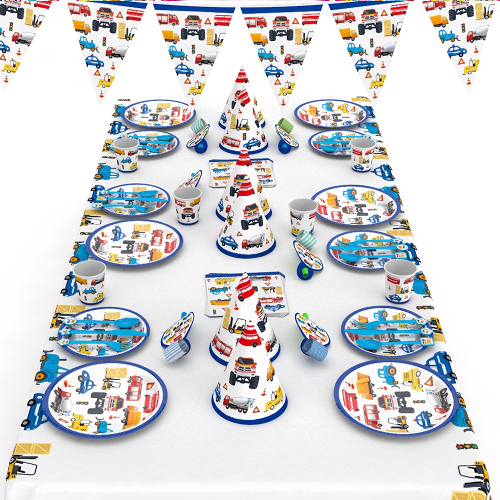 Konstruksi mobil tema pesta mengatur anak anak dekorasi  