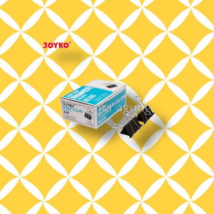 

BINDER CLIP / CLIP / PENJEPIT KERTAS JOYKO 1 BOX isi 12pcs