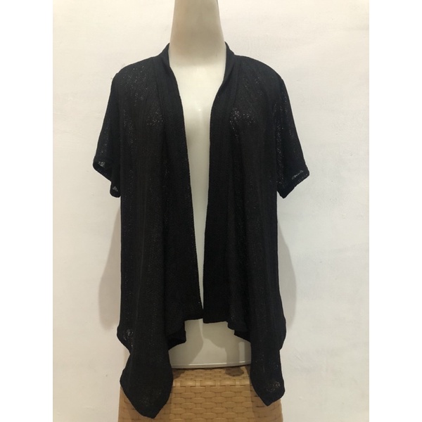 Preloved Blazer Hitam Lengan Pendek