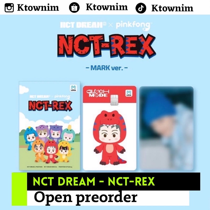 [PLNSAN] NCT-REX LOCAMOBILITY CARD NCT DREAM X PINKFONG (CASHBEE)