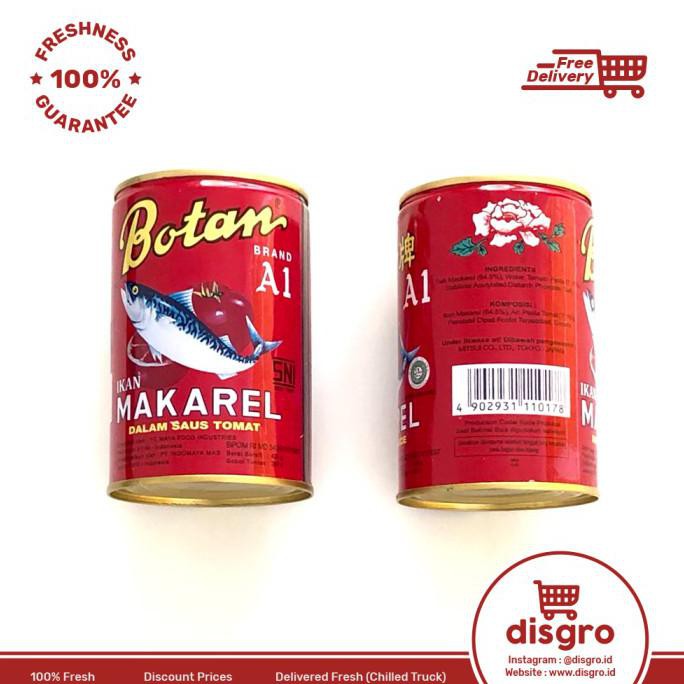 

Terlaris! Botan Sarden Makarel 425Gr / Mackarel Sardines