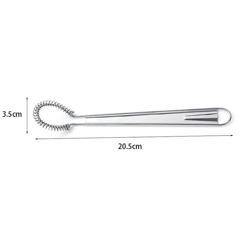 [ 20.5cm Stainless Steel Kitchen Manual Egg Whisk] [Multifunctional Kitchen Tools] [Kitchen Useful Utensils &amp; Gadgets]