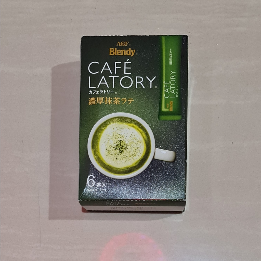 AGF Blendy Stick Cafe Latory Matcha Latte 6 x 12 Gram