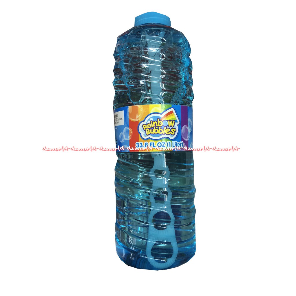 Rainbow Bubble Botol Orange 1L Mainan Gelembung Refill Balon Mainan