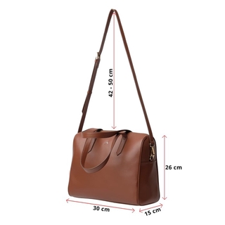 Povilo Siena Shoulder Bag Brown | Shopee Indonesia