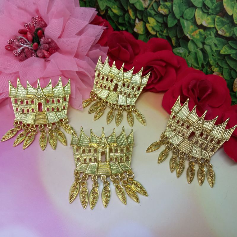 (COD)BROSS RUMAH GADANG GOLD TERBARU, BROSS KEBAYA,BROSS DADA, BROSS DADA BESAR JUMBO