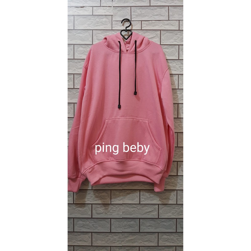 Hoodie polos tebal pria dan wanita size xl (unisex)