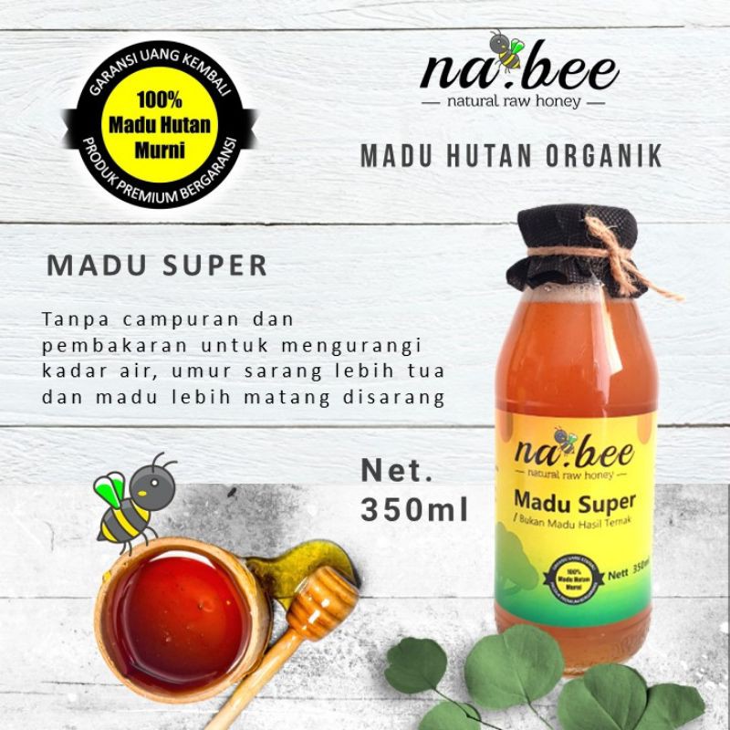 

Nabee Madu Organik, Madu Hutan Mentah Super