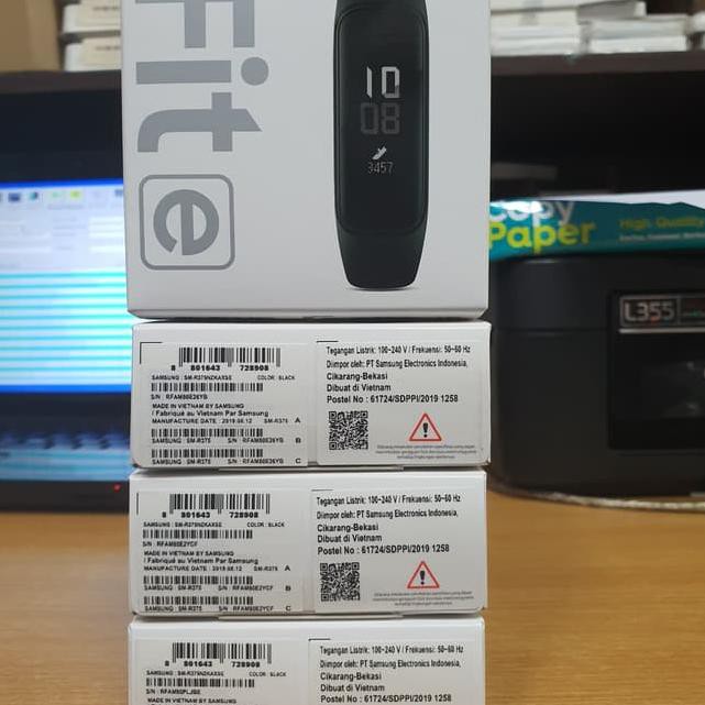 ￣ SRQ Smartwatch Samsung Galaxy Fit e Original ✱ ✈