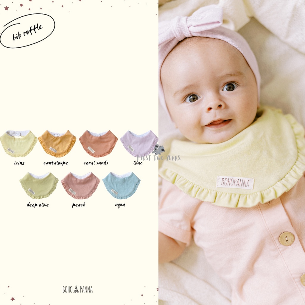 Bohopanna - Bib Ruffle / Slabber Bayi