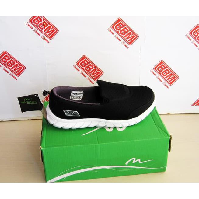 NEW ARDILES MICKELSON LIVVI - SEPATU WANITA SANTAI SEKOLAH KERJA - HITAM, 38 FREE ONGKIR