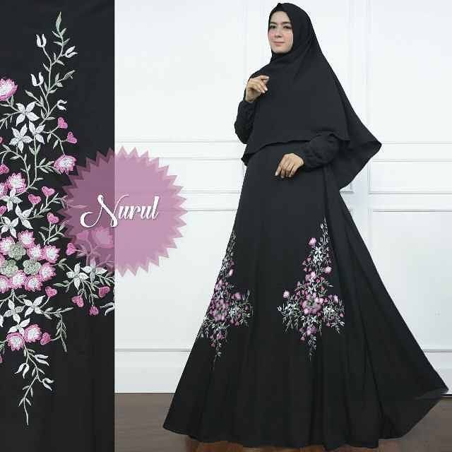 Gamis ceruti bordir