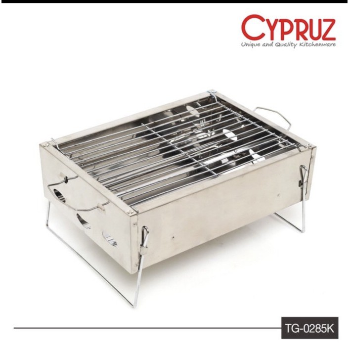 CYPRUZ Panggangan BBQ Lipat TG-0285/Alat panggang/Grill