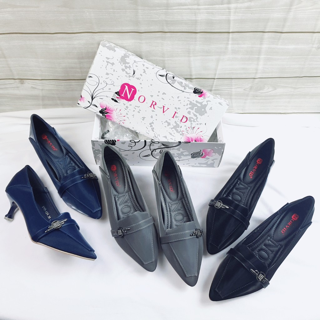NORVID Sepatu Kitten Heels Formal Casual 0119-31/34