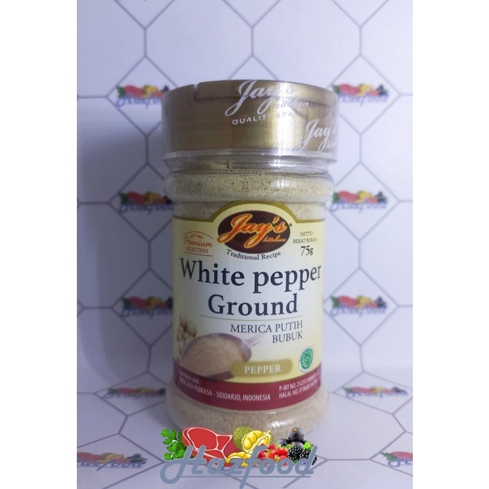 

JAY'S WHITE PEPPER GROUND 75 GRAM