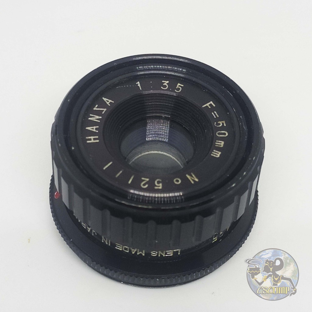 Vintage Lens Lensa Hansa 50mm F/3.5