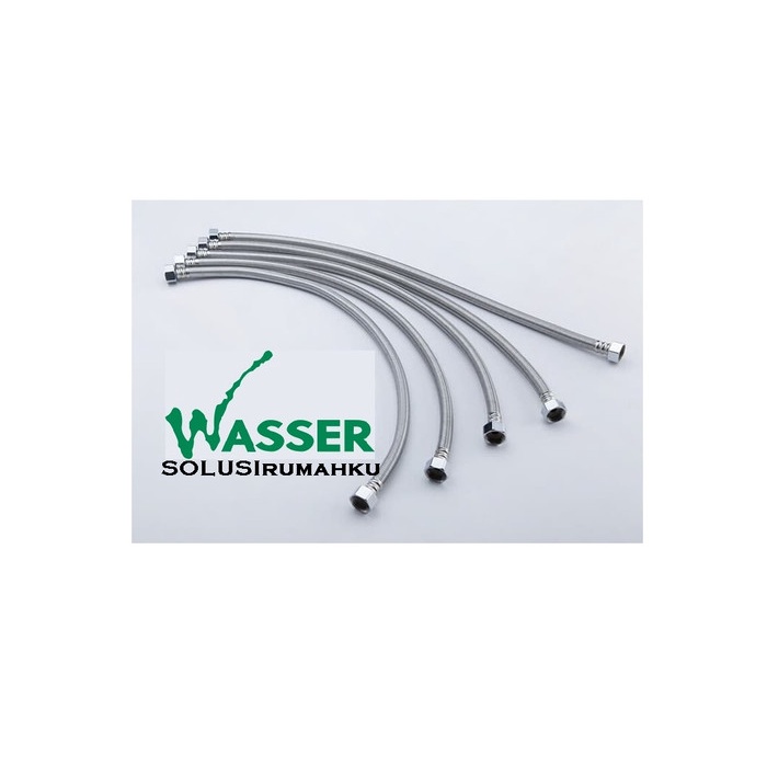 Selang Flexible Hose Anyam WASSER 100 cm Air Dingin/Panas Water Heater